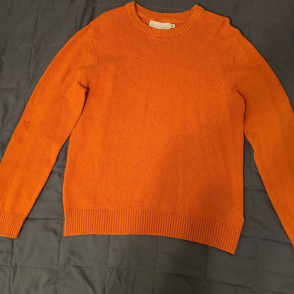 H&M pumkin orange sweater